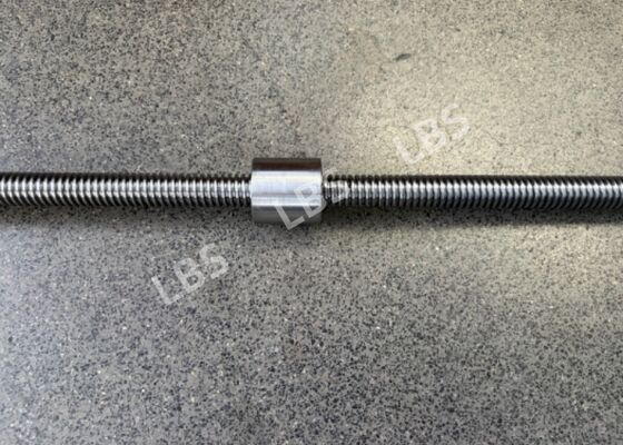 Corrosion-resistant 2205 Duplex Stainless Steel T-type Precision Lead Screw, High Load-bearing Wear-resistant Transmission Screw