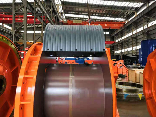 Carbon Steel Monolithic Wire Rope Winch Drum For Marine Anchor Ships And Lifting Machinery