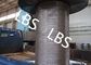 Custom LBS Groove Wire Rope Drum With High Speed Rope Wheel