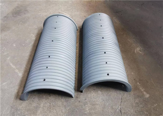 کار سنگین نصف شکاف آستین های شکاف دار برای سیم فولاد طناب طناب طناب