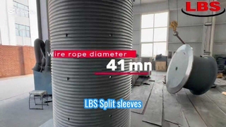 بالابر سنگین Lbs Drum Sleeve | 41 میلی متر قطر طناب 3400 متر طول طناب